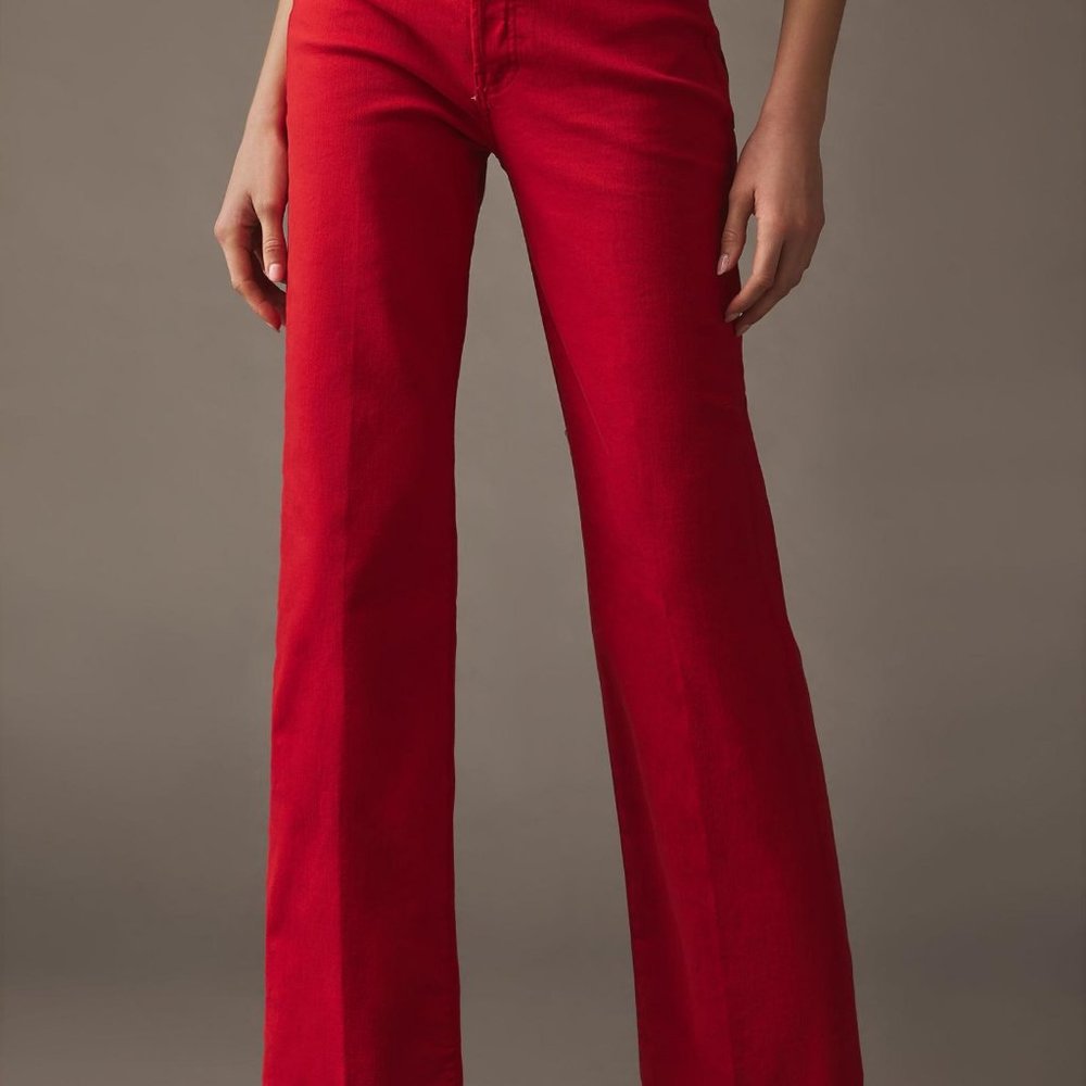 MOTHER The Rambler Ankle Wash Ribbon Red